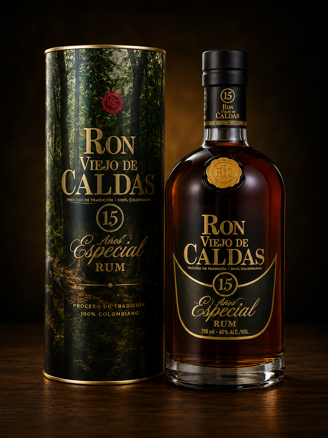 Ron Viejo de Caldas 15 años 